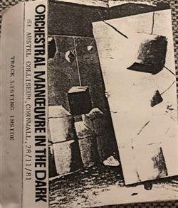 ladda ner album Orchestral Manoeuvres - Live At St Austell Coliseum 1981